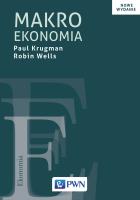 Makroekonomia. Nowe wydanie. Autor: Krugman Paul R., Wells Robin. SmakLiter.pl Okładka książki Makroekonomia. Nowe wydanie