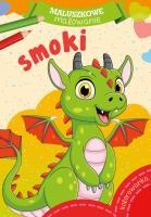 Maluszkowe malowanie. Smoki. Autor: Opracowanie zbiorowe. SmakLiter.pl Okładka książki Maluszkowe malowanie. Smoki