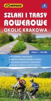 Okładka książki Mapa tur. - Szlaki i trasy rowerowe okolic Krakowa