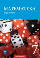 Matematyka zeszyt ćwiczeń dla klasy 7 szkoły podstawowej 181055. Autor:   Praca zbiorowa. SmakLiter.pl Okładka książki Matematyka zeszyt ćwiczeń dla klasy 7 szkoły podstawowej 181055