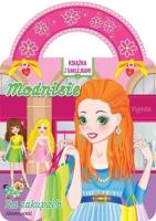 Okładka książki Modnisie na zakupach. Książka z naklejkami