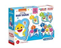 Moje pierwsze puzzle Baby Shark. Wydawca: Clementoni. SmakLiter.pl Opakowanie Moje pierwsze puzzle Baby Shark