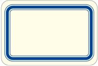 Opakowanie Naklejki dekoracyjne ETK 038 Niebieskie 6szt ROSSI