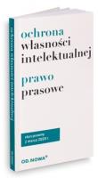 Ochrona własności intelektualnej... w.2020. Autor: Agnieszka Kaszok. SmakLiter.pl Okładka książki Ochrona własności intelektualnej... w.2020