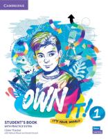 Own it! 1 Student's Book with Practice Extra. Autor: Claire Thacker, Wilson Melissa, Vincent Daniel. SmakLiter.pl Okładka książki Own it! 1 Student's Book with Practice Extra