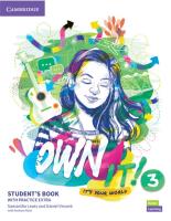 Own it! 3 Student's Book with Practice Extra. Autor: Lewis Samantha, Vincent Daniel, Reid Andrew. SmakLiter.pl Okładka książki Own it! 3 Student's Book with Practice Extra