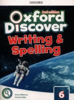 Okładka książki Oxford Discover 6 Writing and Spelling