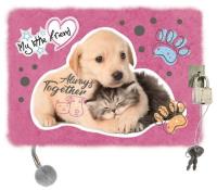 Opakowanie Pamiętnik z kłódką A5/96K Włochacz Cat&Dog