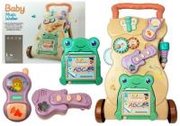 Pchacz edukacyjny beżowo-brązowy. Wydawca: Lean Toys. SmakLiter.pl Opakowanie Pchacz edukacyjny beżowo-brązowy