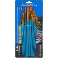 Opakowanie Pędzle artystyczne syntetyczne mix 10szt