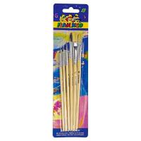 Opakowanie Pędzle drewniane 6szt