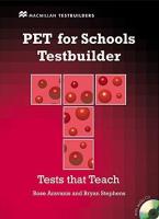PET for Schools Testbuilder. Książka ucznia z kluczem + CD P. Autor: Rosemary Aravanis, Stephens Bryan. SmakLiter.pl Okładka książki PET for Schools Testbuilder. Książka ucznia z kluczem + CD P