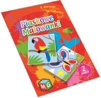 Piaskowe malowanki - motyl i papuga. Wydawca: MULTIGRA. SmakLiter.pl Opakowanie Piaskowe malowanki - motyl i papuga