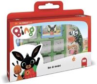 Pieczątki w walizce 7 sztuk Bing. Wydawca: Multiprint. SmakLiter.pl Opakowanie Pieczątki w walizce 7 sztuk Bing