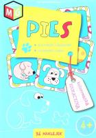 Pies - kolorowanka edukacyjna. Autor: Ewa Gorzkowska-Parnas. SmakLiter.pl Okładka książki Pies - kolorowanka edukacyjna