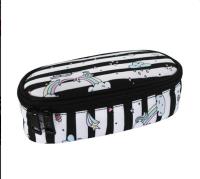 Opakowanie Piórnik 10x23 pasy, tęcza, jednorożec