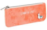 Opakowanie Piórnik saszetka pluszowy Lama