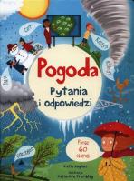Pogoda. Pytania i odpowiedzi. Autor: Katie Daynes. SmakLiter.pl Okładka książki Pogoda. Pytania i odpowiedzi