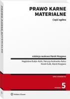 Okładka książki Prawo karne materialne Część ogólna