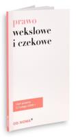 Prawo wekslowe i czekowe 11.02.2020. Autor: Agnieszka Kaszok. SmakLiter.pl Okładka książki Prawo wekslowe i czekowe 11.02.2020