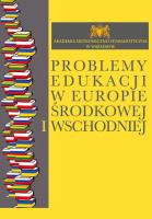 Opakowanie Problemy edukacji w Europie Środkowej i Wschodniej