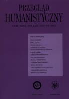 PRZEGLĄD HUMANISTYCZNY 2019/2. Autor: Paczoska Ewa. SmakLiter.pl Okładka książki PRZEGLĄD HUMANISTYCZNY 2019/2