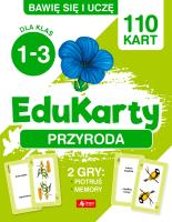 Przyroda. EduKarty. Autor: Opracowanie zbiorowe. SmakLiter.pl Okładka książki Przyroda. EduKarty