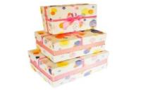 Opakowanie Pudełko Prostokąt róż pastel M ROZETTE