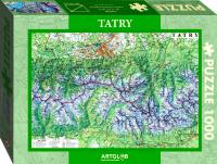 Puzzle 1000 Tatry mapa turystyczna 1:50 000. Wydawca: Artglob. SmakLiter.pl Opakowanie Puzzle 1000 Tatry mapa turystyczna 1:50 000