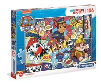 Puzzle 104 Paw Patrol. Wydawca: Clementoni. SmakLiter.pl Opakowanie Puzzle 104 Paw Patrol