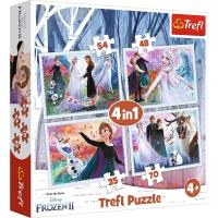 Opakowanie Puzzle 4w1 W magicznym lesie TREFL