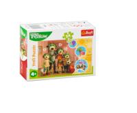 Puzzle 54 mini Wesoły świat Treflików 2 TREFL. Wydawca: Trefl. SmakLiter.pl Opakowanie Puzzle 54 mini Wesoły świat Treflików 2 TREFL