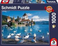 Opakowanie Puzzle PQ 1000 Stado łabędzi nad jeziorem G3