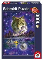 Opakowanie Puzzle PQ 1000 Wilk w świetle księżyca G3