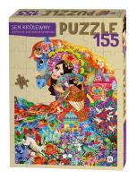 Puzzle - Sen królewny. Autor: Ewa Beniak-Haremska. SmakLiter.pl Okładka książki Puzzle - Sen królewny