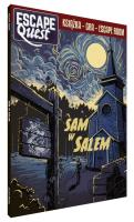 Sam w Salem. Escape Quest. Autor: Julien Mindel, Agata Cieślak. SmakLiter.pl Okładka książki Sam w Salem. Escape Quest