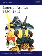 Samurai Armies 1550-1615. Autor: Turnbull Stephen. SmakLiter.pl Okładka książki Samurai Armies 1550-1615
