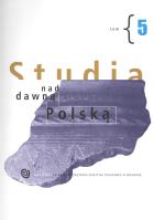 Studia nad dawną Polską 5. Autor: Opracowanie zbiorowe. SmakLiter.pl Okładka książki Studia nad dawną Polską 5