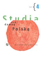 Studia nad dawną Polską Tom 4. Autor: Opracowanie zbiorowe. SmakLiter.pl Okładka książki Studia nad dawną Polską Tom 4