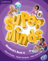 Super Minds 6 Student's Book z płytą DVD. Autor: Puchta Herbert, Gnter Gerngross, Jeff Stranks and Peter Lewis-Jones. SmakLiter.pl Okładka książki Super Minds 6 Student's Book z płytą DVD