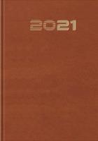 Opakowanie Terminarz 2021 B7 Mały Standard brązowy