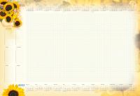 Opakowanie Terminarz 2021 Planer B3 z listwą MiP Słoneczniki