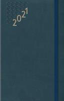 Opakowanie Terminarz 2021 Średni B6 Flex z gumką granatowy