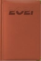 Opakowanie Terminarz 2021 Średni B6 Lux Złocony brązowy