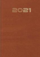 Opakowanie Terminarz 2021 Standard B6 brązowy
