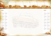 Opakowanie Terminarz Planer 2021 A2 z listwą MiP Auto