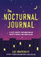 The Nocturnal Journal. Autor: Crutchley Lee. SmakLiter.pl Okładka książki The Nocturnal Journal