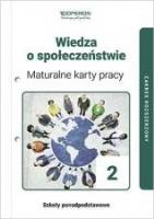 WOS LO 2 Maturalne karty pracy ZR OPERON. Autor: Derdziak Artur. SmakLiter.pl Okładka książki WOS LO 2 Maturalne karty pracy ZR OPERON