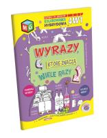 Wyrazy, które znaczą wiele razy. Autor: Ewa Gorzkowska-Parnas. SmakLiter.pl Okładka książki Wyrazy, które znaczą wiele razy