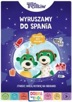 Wyruszamy do spania. Rodzina Treflików. Dobranoc, Trefliki na noc. Stwórz swoją historię na dobranoc. Autor: Opracowanie zbiorowe. SmakLiter.pl Okładka książki Wyruszamy do spania. Rodzina Treflików. Dobranoc, Trefliki na noc. Stwórz swoją historię na dobranoc